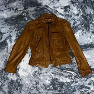 Black Rivet Leather Jacket